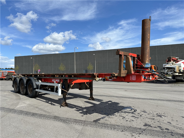 Kel-Berg 3 akslet Tip container chassis